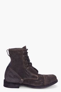 Rag & Bone Charcoal Suede Mallory Boots for men