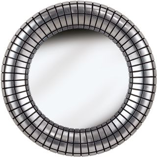 Coeus Silver Plate Wall Mirror