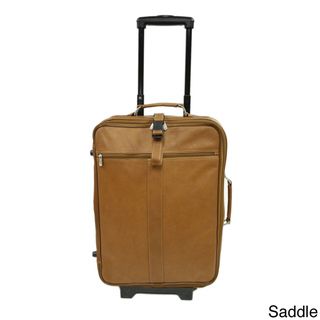 Piel 20 inch Leather Carry On Upright