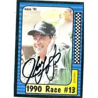 autographed Trading Card (Auto Racing) Maxx 1991 #183: Collectibles