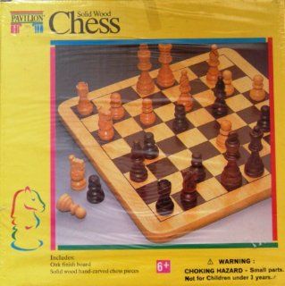 Solid Wood Chess Game Toys & Games
