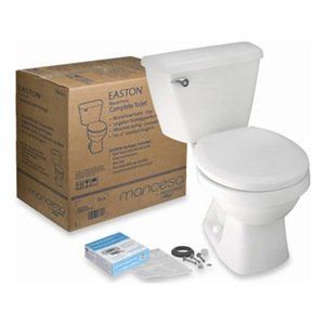 Mansfield Plumbing Products 820 40 WHITE Easton White Round Toilet
