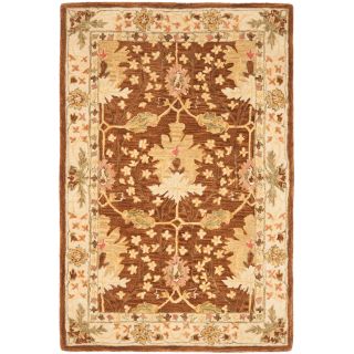 oushak brown ivory wool rug 4 x 6 today $ 134 99 sale $ 121 49 save