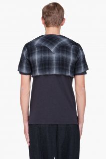 Sasquatchfabrix Black Teds Layered Cutsewn T shirt for men