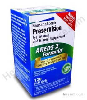 PreserVision AREDS 2 Eye Vitamin   120 Softgels Health