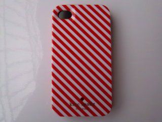 2012 NEW kate spade hard iPhone case white and red stripe