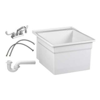 Fiat Products L7TG100 Laundry Tub to Go, Wall Mount, Faucet