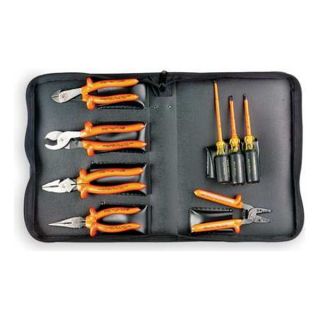 Klein Tools 33526 Insulated Tool Set, Soft Case, 8 Pc