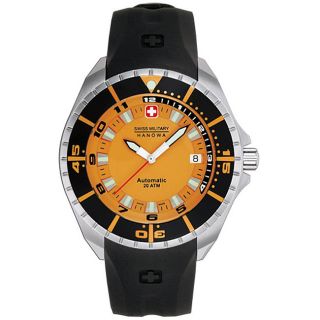 Swiss Military Mens Sealander Orange Automatic Watch