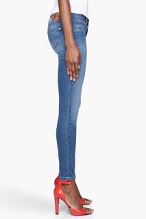 Versus Indigo Blue Skinny Jeans for women