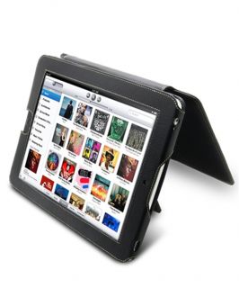 Mivizu iPad Cobra Black Nubuck Leather Casestone Case