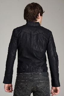 Diesel Wimpidi Coated Black Jacket for men