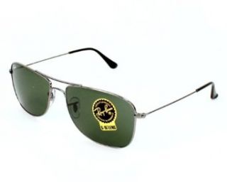 Ray Ban Sunglasses RB 3477 RB3477 004 Metal Gun Grey Green