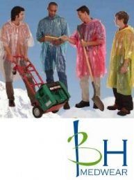 Emergency Rain Ponchos Case of 192 Multi Color Clothing