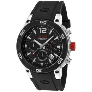 Red Line Mens Mission Black Silicone Watch
