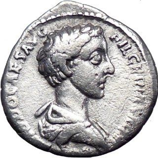 Commodus as Caesar 177AD Silver Ancient Roman Coin Jug, lituus, knife