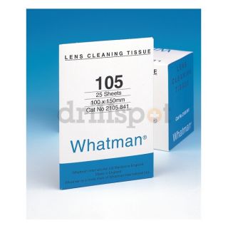 Whatman 2105 841 Lens Cleaning Tissue, 10 x 15 cm, PK25