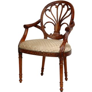 Mahogany Sandy Tile Queen Elizabeth Sitting Room Chair (China) Today
