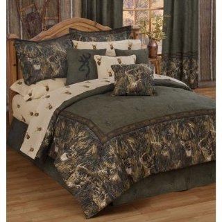 Browning Whitetails Queen Comforter Set: Home & Kitchen