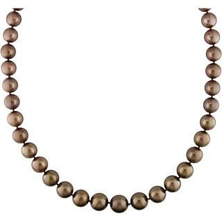 Miadora Brown Tahitian Pearl and Diamond Necklace (10 13 mm) MSRP $
