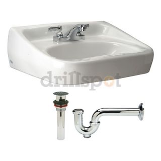 Zurn Industries Z5344.520.1.07.00.0 Lavatory Sink Kit, Wall, 18 1/4In W