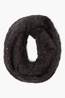 Juicy Couture Sequin Ribbed Loop Scarf for women