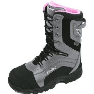 HMK Womens Voyager Snowmobile Boots Gray Size 9 Sports