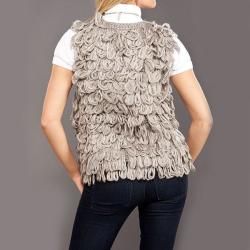 Tabeez Womens Loop knit Vest