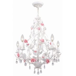 White Chandeliers and Pendants Hanging and Flush