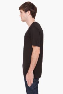 BLK DNM Black Scoopneck T shirt for men