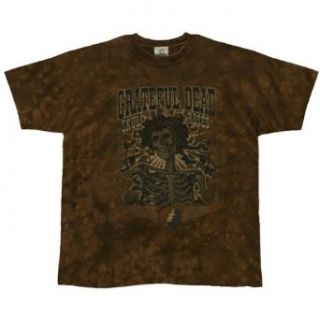 Grateful Dead   Skull & Roses Tie Dye T Shirt: Clothing
