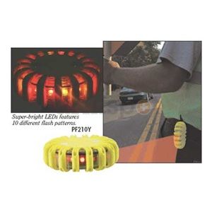 Approved Vendor PF210 RA Y LED Safety Light, LED Color Red/Amber