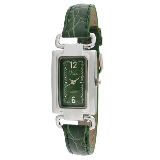 Viva Womens Green Dial and Green Hook Strap Watch Price $30.49