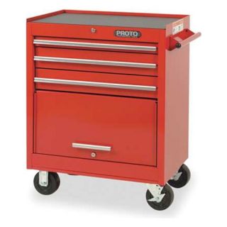 Proto J442735 3RD Rolling Tool Cabinet, 27 Wx35 H, 3 Drawer