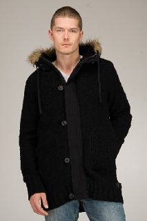 Diesel Kastro Black Knitted Coat for men