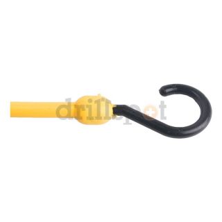 The Perfect Bungee PC18Y Bungee Cord, Hook, 18 In.L, Yellow