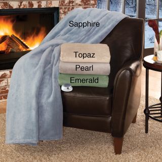 Serta Brand Soft Luxe Plush Electric Warming Blanket Today $99.99   $