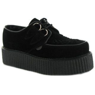 Creepers Double Sole Black Suede Mens Shoes Size 9 UK Shoes