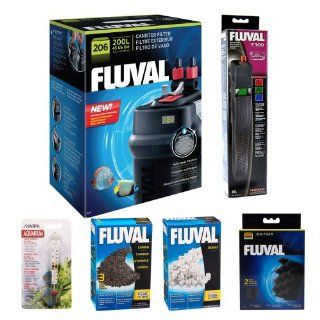 Fluval 206 Canister Filter With E 300 Heater Extra BioMax