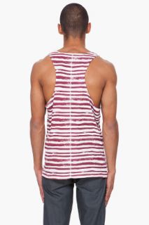 Shades Of Grey By Micah Cohen Striped Racerback Tank Top for men
