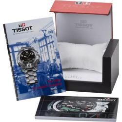 Tissot Mens PRC 200 Silver Dial Day Date Watch