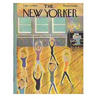 1960 New Yorker Sept 10 Ballet Class in a 42nd St. Loft