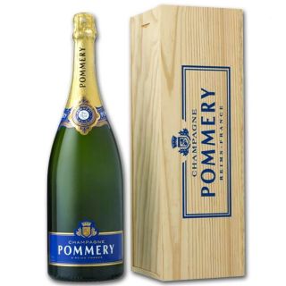Magnum Champagne Pommery Brut Royal en Caisse Bois   Achat / Vente