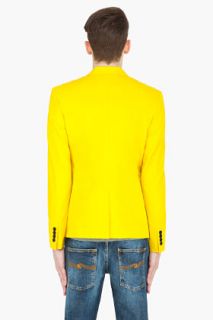 Marc By Marc Jacobs Lemon Yellow Harvey Twill Blazer for men
