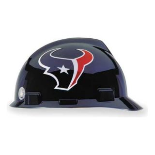 MSA 10031348 NFL Hard Hat, Houston Texans, Blue/Red