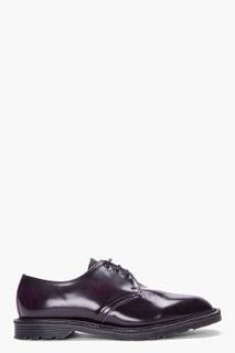 Dr. Martens Midnight Purple Patent Steed 3 eye Shoes for men