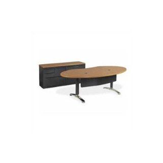 Virco Plateau Series Teachers Desk with Ellipse Top Home