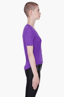T By Alexander Wang Purple Classic T shirt for women