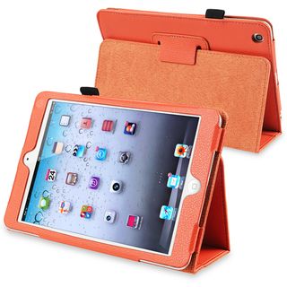 BasAcc Orange Leather Case with Stand for Apple® iPad Mini