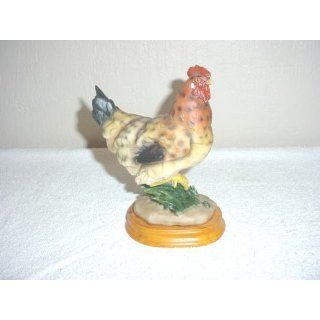 Chicken Figure on Wood Base 
